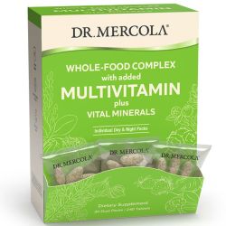 Dr. Mercola Whole-Food Complex with added Multivitamin plus Vital Minerals Daily Packs Tablets 240