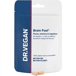 Dr Vegan Brain Fuel Memory & Focus Capsules 30