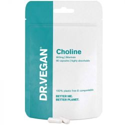 Dr Vegan Choline Bitartrate 600mg Capsules 60