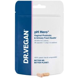 Dr Vegan pH Hero Vaginal Health and UTI Support Capsules 30