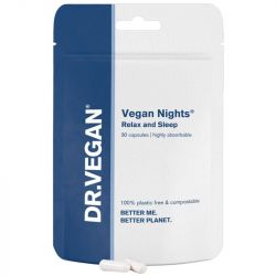Dr Vegan Nights Relax & Sleep Capsules 30