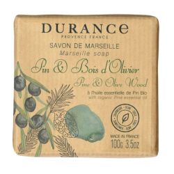 Durance Pine & Olive wood Marseille Soap 100g