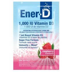 Ener-D Vit D3 1000IU Raspberry Sugar Free Sachets 24