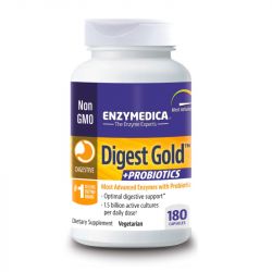 Enzymedica Digest Gold + Probiotics Capsules 180