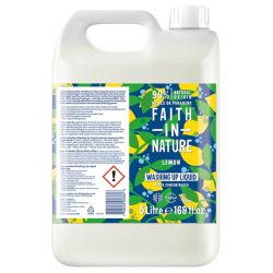 Faith in Nature Lemon Washing Up Liquid 5L