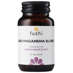 Fushi Wellbeing Ashwagandha Extract with Vegan MCT Veg Caps 60