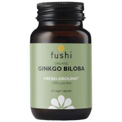 Fushi Wellbeing Wild Crafted Ginkgo 340mg Veg Caps 60