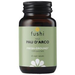 Fushi Wellbeing Wild Crafted Pau D'Arco Bark Veg Caps 60