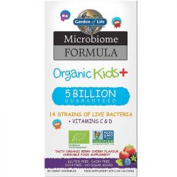 Garden Of Life Microbiome Formula Organic Kids+ Caps 30