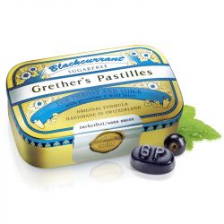 Grether's Blackcurrant Pastilles Sugar Free 110g