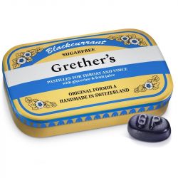 Grether's Blackcurrant Pastilles Sugar Free 60g