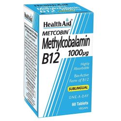 HealthAid Methylcobalamin Metcobin 1000mcg Tablets 60