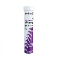 HealthAid Vitamin C 1000mg Effervescent Blackcurrant Flavour 