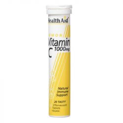 HealthAid Vitamin C 1000mg Effervescent Lemon Flavour 