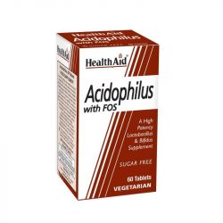 HealthAid Acidophilus 100million +FOS Tablets 60