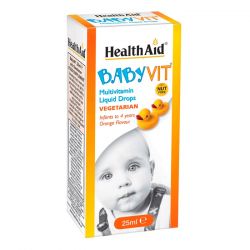 HealthAid BabyVit Drops Orange Flavour 25ml