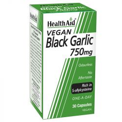 HealthAid Black Garlic 750mg Capsules 30