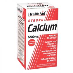 HealthAid Calcium 600mg Chewable Tablets 60