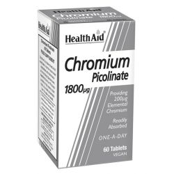 HealthAid Chromium Picolinate 200ug tablets 60