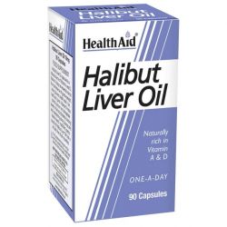 HealthAid Halibut Liver Oil Capsules 90