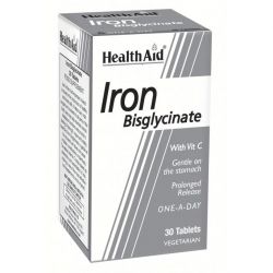 HealthAid Iron Bisglycinate Tablets 30