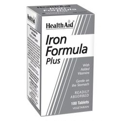 HealthAid Iron Formula Tablets Plus 100