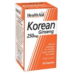 HealthAid Korean Ginseng 250mg Capsules 50