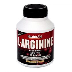 HealthAid L-Arginine 500mg tablets 60