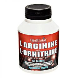 HealthAid L-Arginine with L-Ornithine 300mg tablets 60