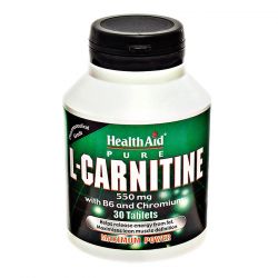 HealthAid L-Carnitine 550mg tablets 30