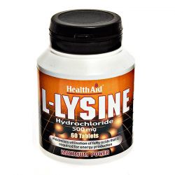 HealthAid L-Lysine 500mg tablets 60