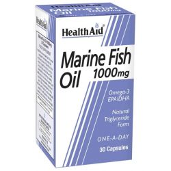 HealthAid Marine Fish Oil 1000mg Capsules 30