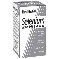 HealthAid Selenium 100ug + Vitamin E 400iu Capsules 30