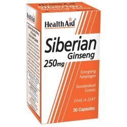 HealthAid Siberian Ginseng 250mg Capsules 30