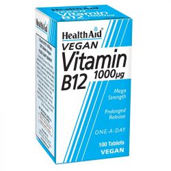 HealthAid Vitamin B12 1000ug Prolonged Release Tablets 100