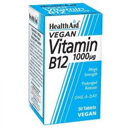 HealthAid Vitamin B12 1000ug Prolonged Release Tabs 50