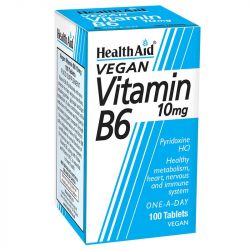 HealthAid Vitamin B6 10mg tablets 100