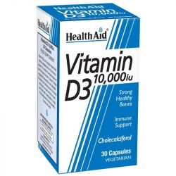 HealthAid Vitamin D3 10,000iu Vegicaps 30