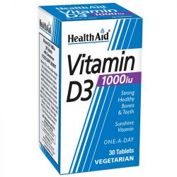 HealthAid Vitamin D3 1000iu Tablets 30