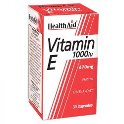 HealthAid Vitamin E 1000iu Natural Capsules 30