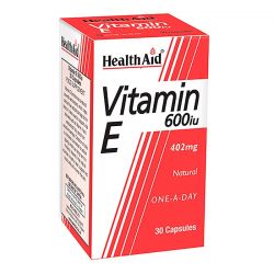 HealthAid Vitamin E 600iu Natural Caps 30