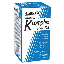 HealthAid Vitamin K Complex & Vitamin D3 Tablets 30