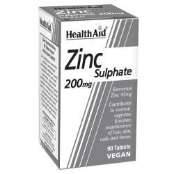 HealthAid Zinc Sulphate 200mg Tablets 90