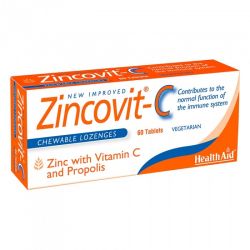 HealthAid Zincovit-C Chewable Lozenges 60