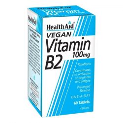 HealthAid Vitamin B2 100mg Prolonged Release Tabs 60