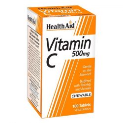 HealthAid Vitamin C 500mg Chewable tabs 60