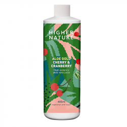 Higher Nature Aloe Gold Cherry/Cranberry Juice 485ml