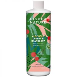 Higher Nature Aloe Gold Cherry/Cranberry Juice 485ml