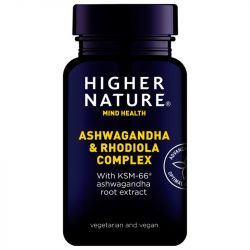 Higher Nature Ashwagandha & Rhodiola Complex 30 caps