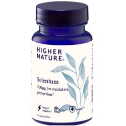  Higher Nature Selenium 200ug Tablets 60